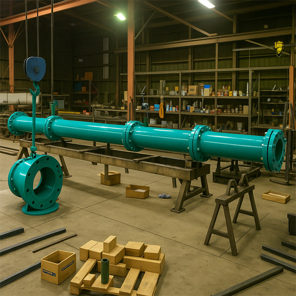 Industrial pump components and repair equipment